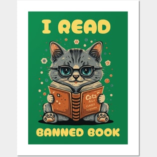 I read banned books Posters and Art